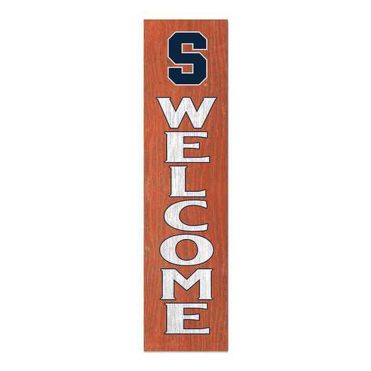 1066101464: 12x48 Leaning Sign Welcome Syracuse Orange