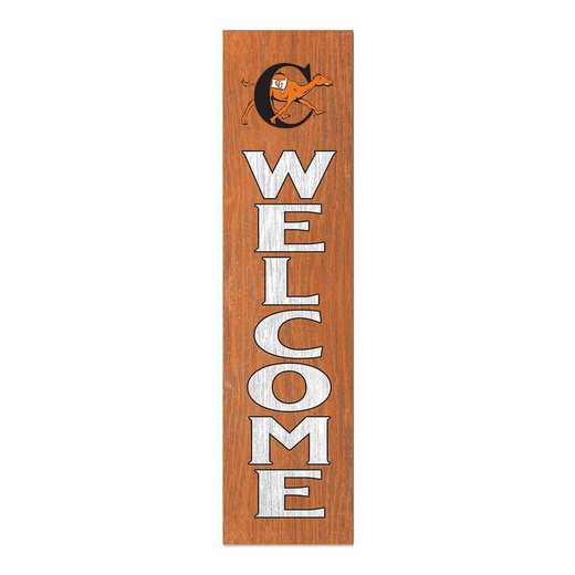 1066101765: 12x48 Leaning Sign Welcome Campbell University Fighting Camels