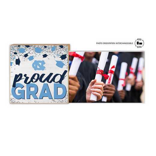 1074101365: Floating Picture Frame Proud Grad Celebration  North Carolina  Tar Heels
