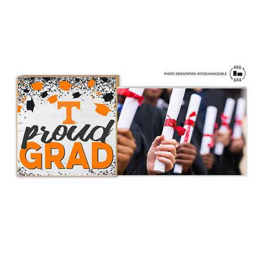 1074101468: Floating Picture Frame Proud Grad Celebration  Tennessee Volunteers