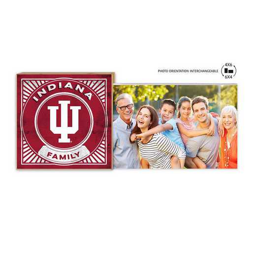 1074102269: Floating Picture Frame Family Retro  Indiana Hoosiers