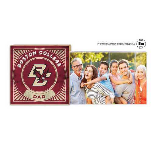 1074103131: Floating Picture Frame Proud Dad Retro  Boston College Eagles