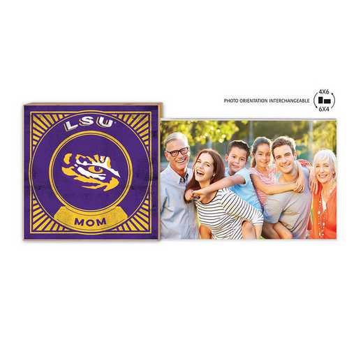 1074104299: Floating Picture Frame Proud Mom Retro  LSU Fighting Tigers