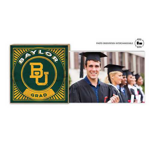 1074105122: Floating Picture Frame Proud Grad Retro  Baylor Bears