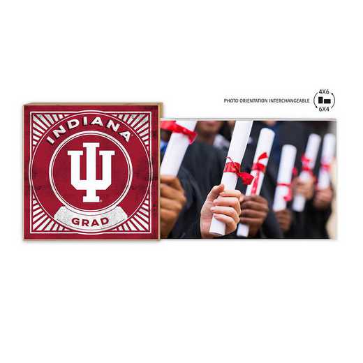 1074105269: Floating Picture Frame Proud Grad Retro  Indiana Hoosiers