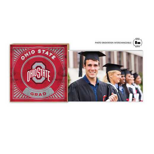 1074105387: Floating Picture Frame Proud Grad Retro  Ohio State Buckeyes