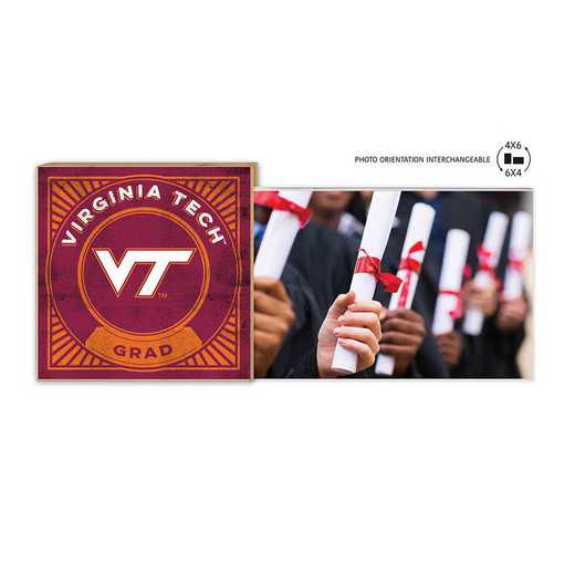 1074105501: Floating Picture Frame Proud Grad Retro  Virginia Tech Hokies