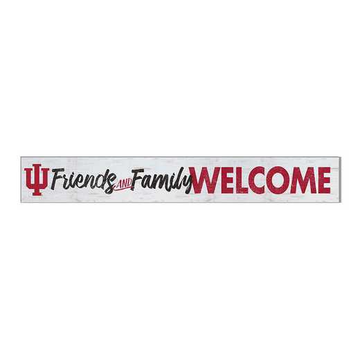 1079101269: 5x36 Welcome Door Sign Indiana Hoosiers