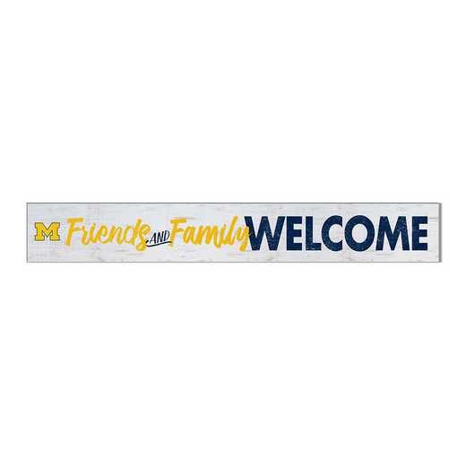1079101330: 5x36 Welcome Door Sign Michigan Wolverines