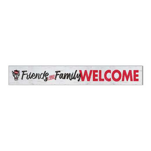 1079101372: 5x36 Welcome Door Sign North Carolina State Wolfpack
