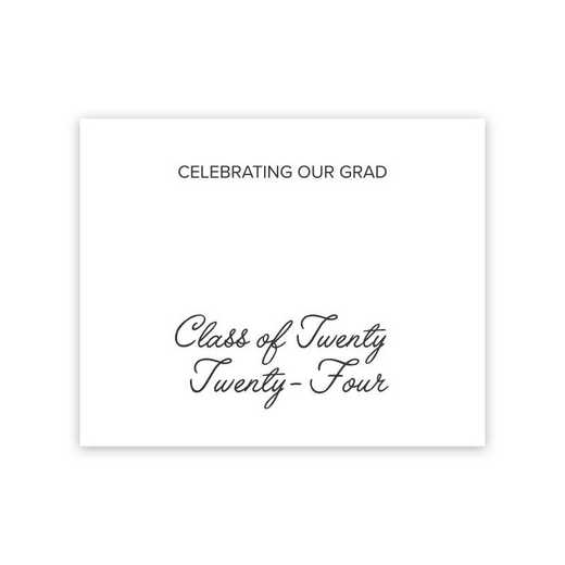 Stationery: Announcement Tissue Inserts with Class Year