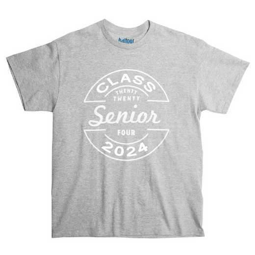 2024 Class of Senior Tee, Heather Gray