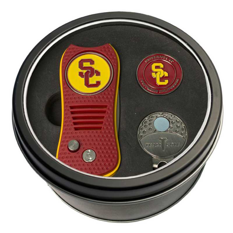 27257: Tin Gift Set with Switchfix Divot Tool, Cap Clip and Ball Marker