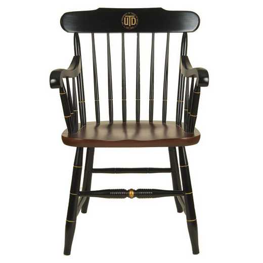 615789165224: UT Dallas Captain's Chair by Hitchcock by M.LaHart & Co.