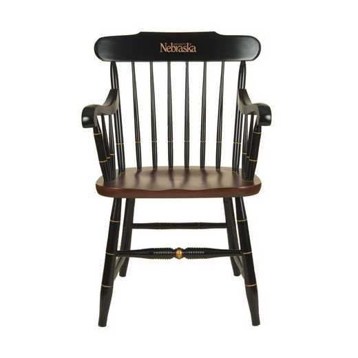 615789336792: Nebraska Captain's Chair by Hitchcock by M.LaHart & Co.