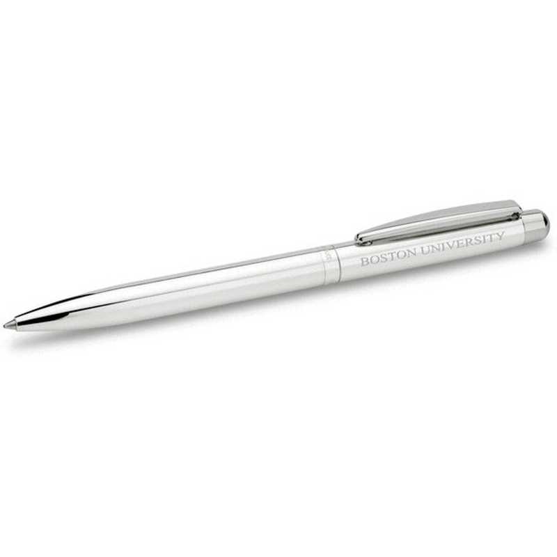 615789393160: Boston University Pen in Sterling Silver