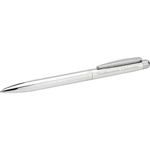 615789505426: Northeastern Pen in Sterling Silver