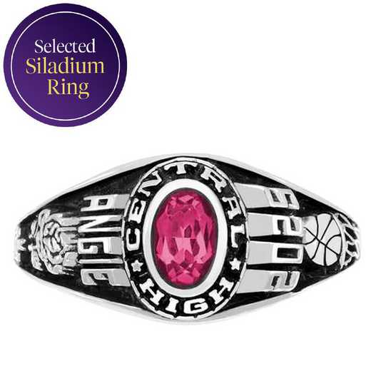 Women's Customizable Small Traditional Class Ring with Oval Stone - Petite