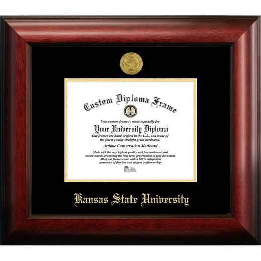 Campus Images Kansas State University  Mahogany Finished Wood Diploma Frame