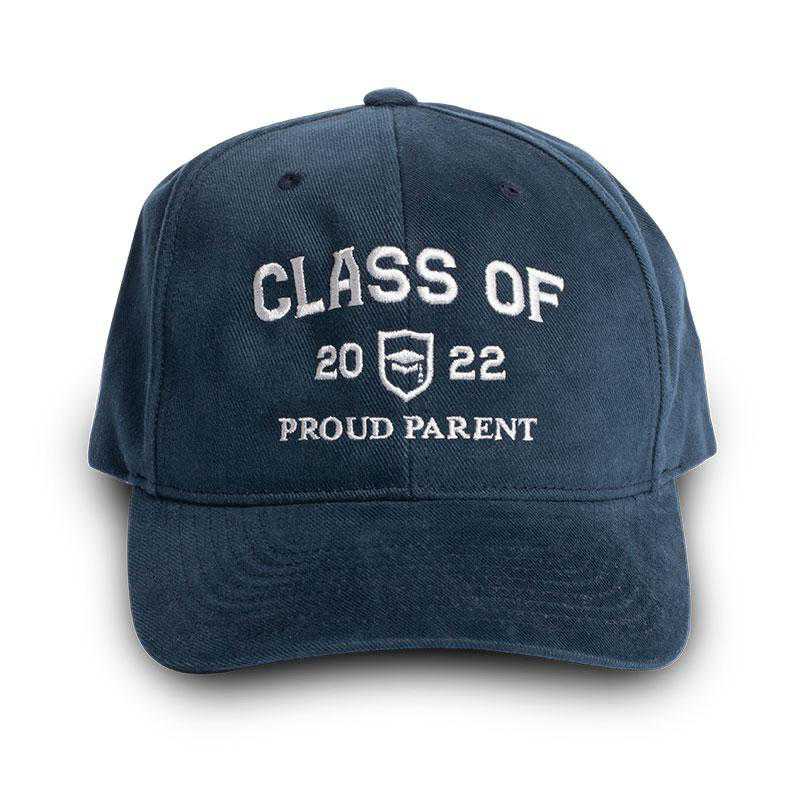 K022764: Proud Parent Class of 2022 Baseball Hat, Navy
