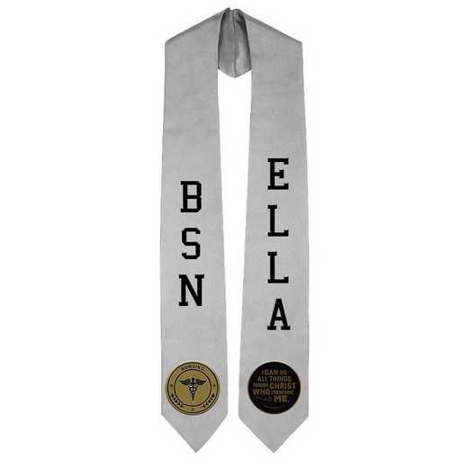 Satin Stole with Official College & Passion Patches