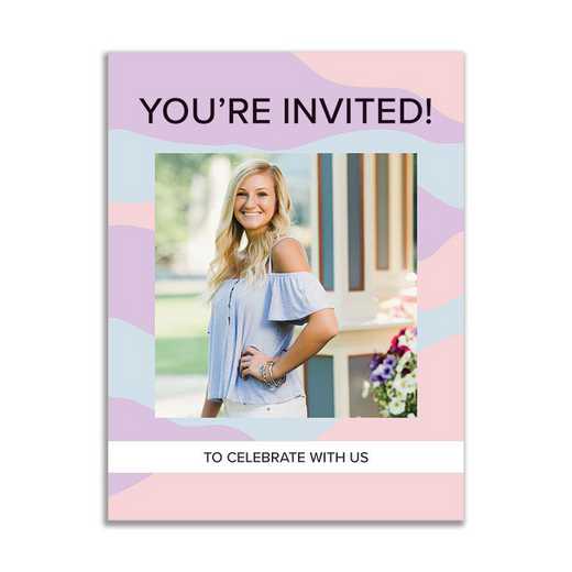 Waves of Color Party Invitations