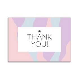 Waves of Color Graduation Thank You Note Waves of Color Graduation Thank You Note