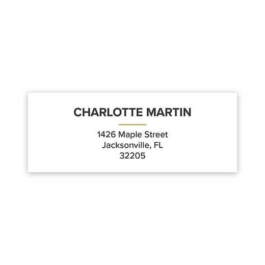 Classic Gold Address Labels