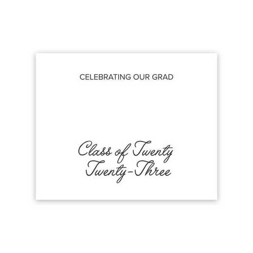 Stationery: Announcement Tissue Inserts with Class Year