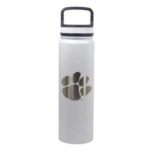 BDSE24-WH-130495: 24 OZ WHITE STAINLESS BOTTLE