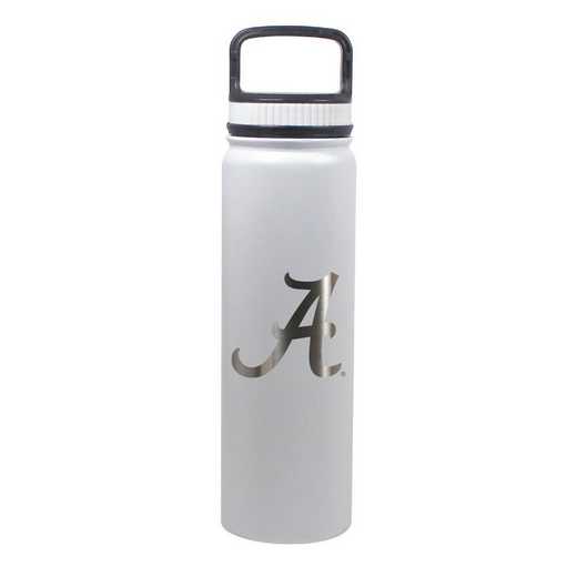 BDSE24-WH-130645: 24 OZ WHITE STAINLESS BOTTLE
