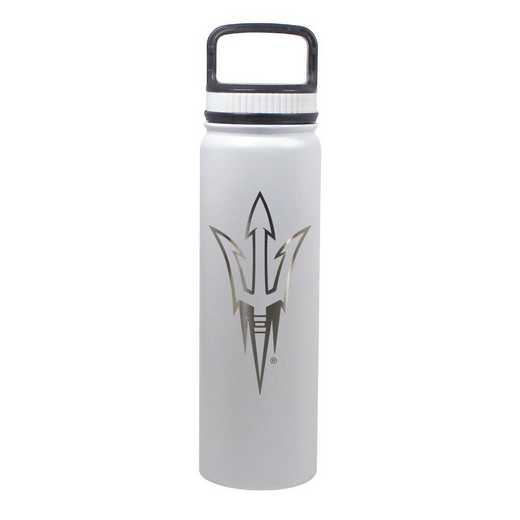 BDSE24-WH-130665: 24 OZ WHITE STAINLESS BOTTLE