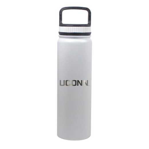 BDSE24-WH-130812: 24 OZ WHITE STAINLESS BOTTLE