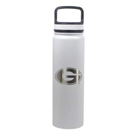 BDSE24-WH-130883: 24 OZ WHITE STAINLESS BOTTLE