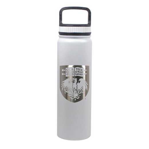 BDSE24-WH-130921: 24 OZ WHITE STAINLESS BOTTLE