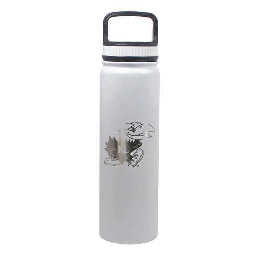 BDSE24-WH-130964: 24 OZ WHITE STAINLESS BOTTLE