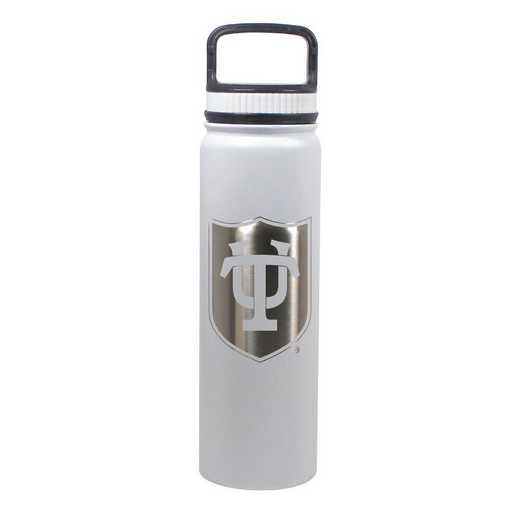 BDSE24-WH-131005: 24 OZ WHITE STAINLESS BOTTLE