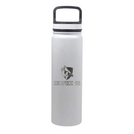 BDSE24-WH-131076: 24 OZ WHITE STAINLESS BOTTLE