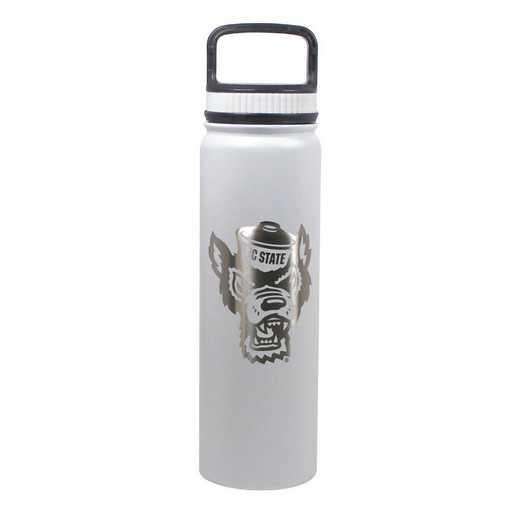 BDSE24-WH-131205: 24 OZ WHITE STAINLESS BOTTLE