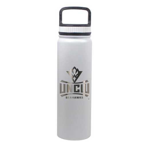 BDSE24-WH-131216: 24 OZ WHITE STAINLESS BOTTLE