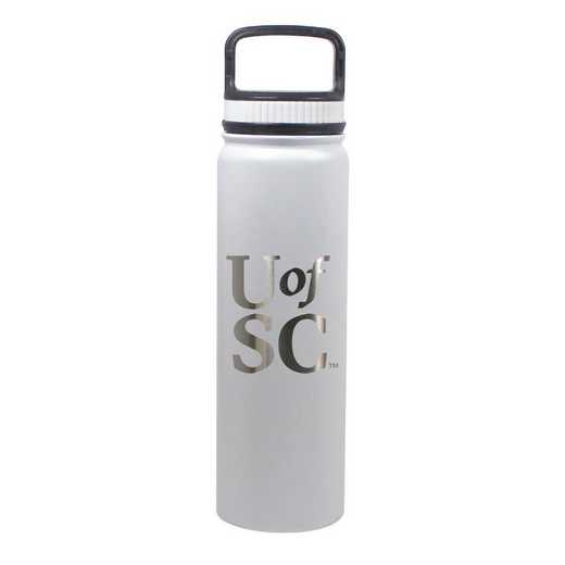 BDSE24-WH-131548: 24 OZ WHITE STAINLESS BOTTLE