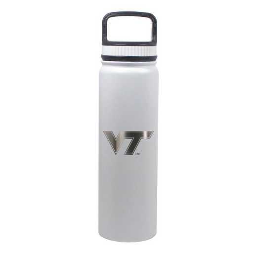 BDSE24-WH-131722: 24 OZ WHITE STAINLESS BOTTLE