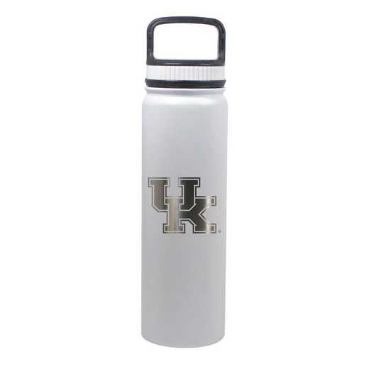 BDSE24-WH-133289: 24 OZ WHITE STAINLESS BOTTLE