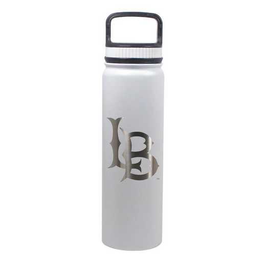 BDSE24-WH-135253: 24 OZ WHITE STAINLESS BOTTLE