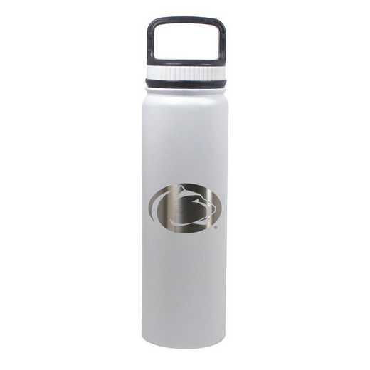 BDSE24-WH-135301: 24 OZ WHITE STAINLESS BOTTLE