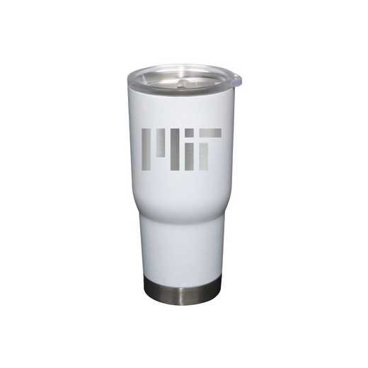 BDSP22-WH-131036: 22 OZ WHITE STAINLESS TUMBLER