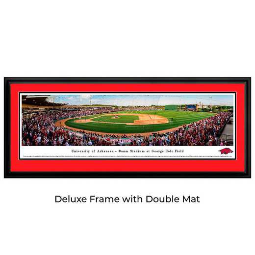 UAR7D: Arkansas Razorback Baseball, Deluxe Frame