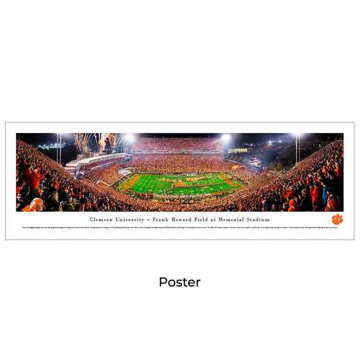 CLEM5: Clemson Tigers Football #5 (50 Yd) - Unframed Poster