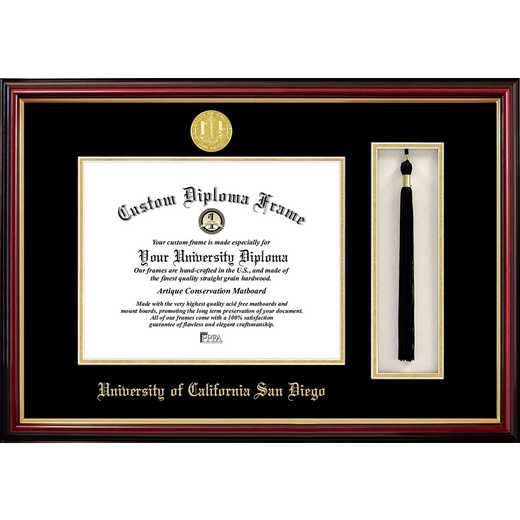 CA599PMHGT: UC San Diego 11w x 8.5h Tassel Box and Diploma Frame