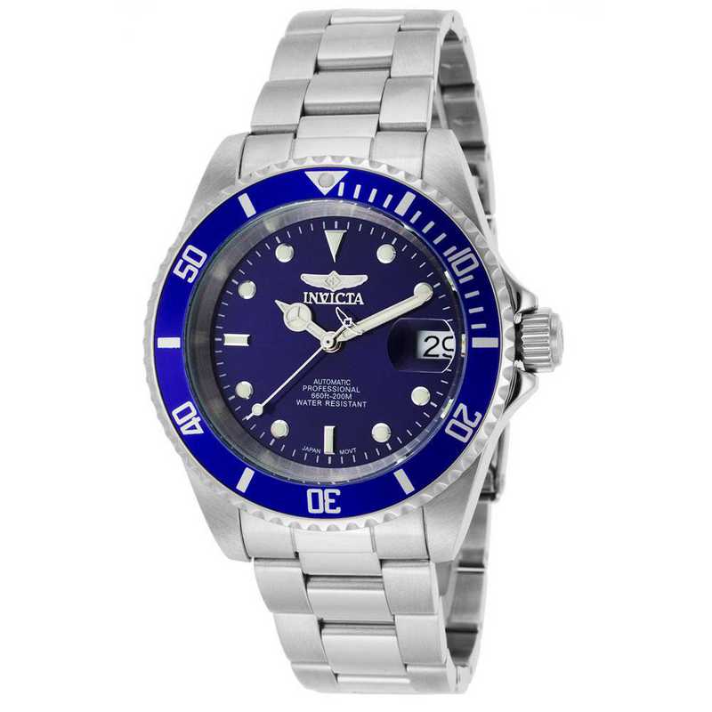 invicta pro diver blue face